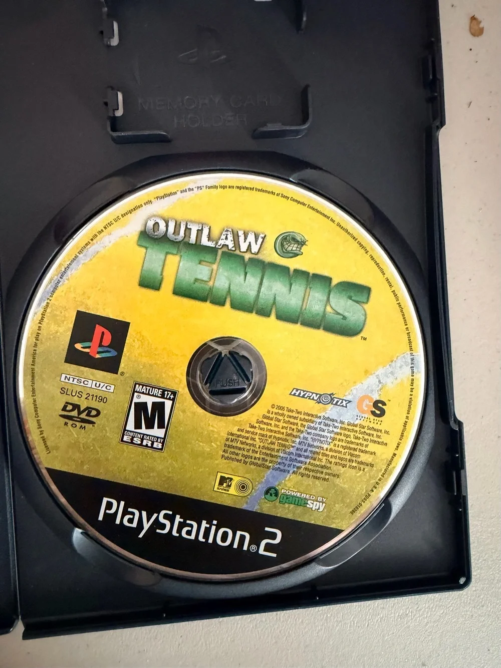 PlayStation 2 Game, Outlaw Tennis